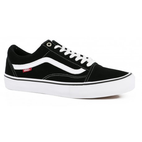 CHAUSSURES VANS OLD SKOOL PRO - BLACK WHITE