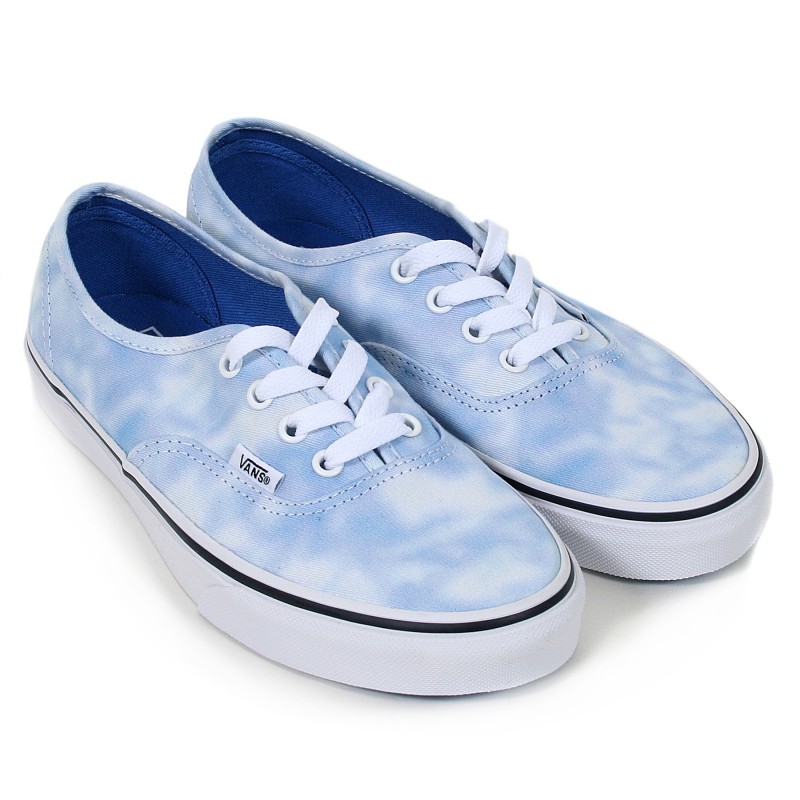 blue tie dye vans