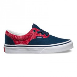 SHOES VANS KIDS ERA - BANDANA CHILI BLUE