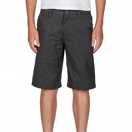 SHORT VOLCOM FRICKIN CHINO KID - CHARCOAL HEATHER