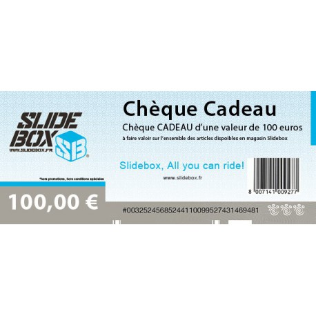 Chèque cadeau 100€