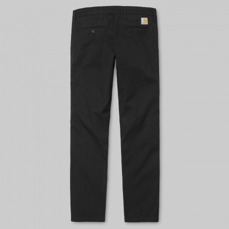 PANTALON CARHARTT WIP SID PANT - BLACK RINSED