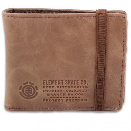 PORTEFEUILLE ELEMENT ENDURE 2 L. WALLET - BROWN