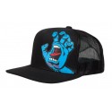 CASQUETTE SANTA CRUZ YOUTH SCREAMING HAND CAP - BLACK