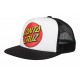 CASQUETTE SANTA CRUZ YOUTH CLASSIC DOT CAP - WHITE BLACK