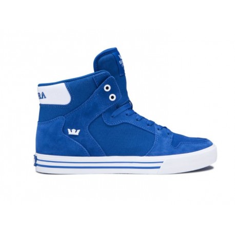 CHAUSSURE KID SUPRA VAIDER - OCEAN / WHITE