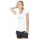 T-SHIRT PICTURE BASEMENT PALM WMN - WHITE
