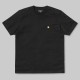 T-SHIRT CARHARTT CHASE - BLACK / GOLD