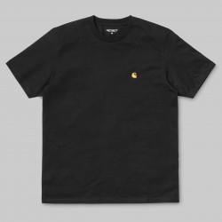 T-SHIRT CARHARTT WIP CHASE - BLACK GOLD