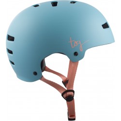 CASQUE TSG EVOLUTION SOLID COLOR WMN SATIN PORCELAIN BLUE