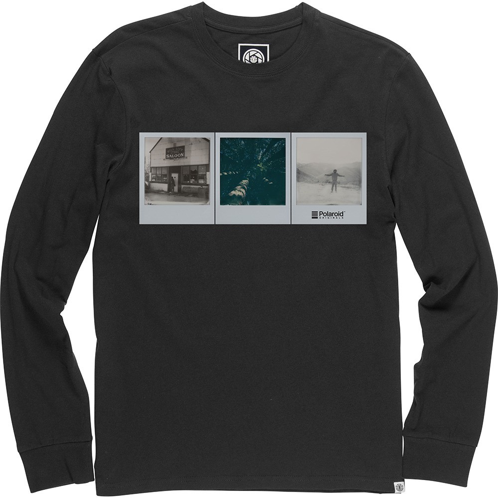 polaroid sweatshirt black