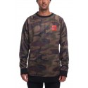 SWEAT 686 KNOCKOUT BONDED FLEECE CREW - DARK CAMO