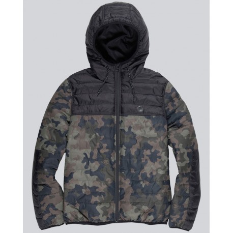 VESTE ELEMENT ALDER PUFF TRAVEL WELL - BARK CAMO