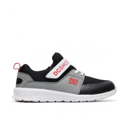 CHAUSSURE DC SHOES HEATHROW PRESTIGE EV KID - BLACK GREY RED