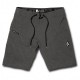 SHORT BOARDSHORT VOLCOM LIDO STATIC MOD 20" - CHARCOAL HEATHER 