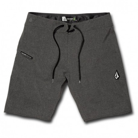 SHORT BOARDSHORT VOLCOM LIDO STATIC MOD 20" - CHARCOAL HEATHER 