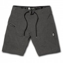 SHORT BOARDSHORT VOLCOM LIDO STATIC MOD 20" - CHARCOAL HEATHER 