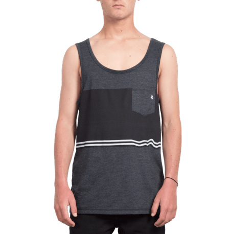 DEBARDEUR VOLCOM KID 3 QUARTER HTH TT - HEATHER BLACK 