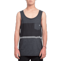 DEBARDEUR VOLCOM KID 3 QUARTER HTH TT - HEATHER BLACK