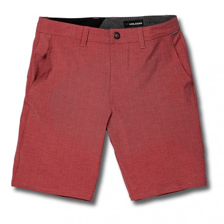 SHORT VOLCOM FRICKIN SURF'N'TURF SLUB 20 - BURGUNDY