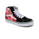 CHAUSSURES VANS SK8-HI JUNIOR - HEEL SCAB BLACK WHITE