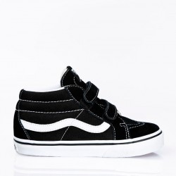 CHAUSSURES VANS SK8 MID REISSUE JUNIOR V - BLACK WHITE