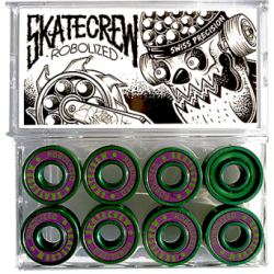 ROULEMENTS SKATECREW ROBOLIZED SWISS - GREEN