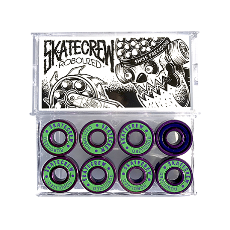 ROULEMENTS SKATECREW ROBOLIZED SWISS - PURPLE