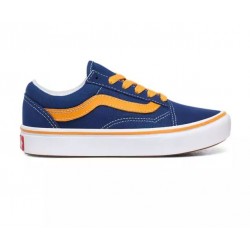 CHAUSSURES VANS COMFYCUSH OLD SKOOL JUNIOR - TRUE BLUE CADMIUM YELLOW