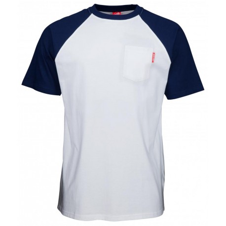 T-SHIRT SANTA CRUZ CUT & SEW OPUS DOT - DARK NAVY WHITE