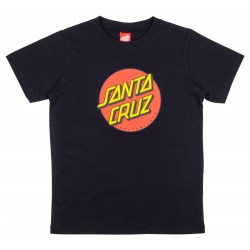 T-SHIRT SANTA CRUZ YOUTH CLASSIC DOT - BLACK
