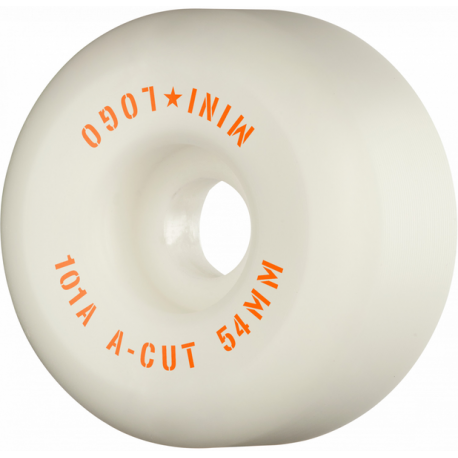 ROUES MINI LOGO (JEU DE 4) 54MM A CUT 2 101A WHITE