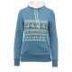 SWEAT PICTURE W - JUNIE - PETROL BLUE 