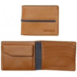 PORTEFEUILLE NIXON COASTAL ARC COIN W - TAN