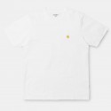 T-SHIRT CARHARTT WIP CHASE - WHITE GOLD