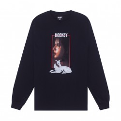 T-SHIRT HOCKEY GREYHOUND LS - BLACK