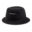 BOB CARHARTT WIP SCRIPT BUCKET HAT - BLACK WHITE