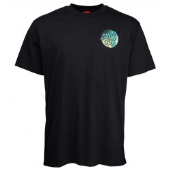 T-SHIRT SANTA CRUZ DOPE PLANET FADE - BLACK