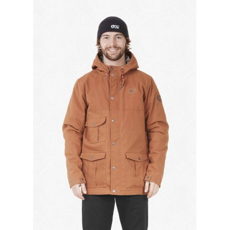 VESTE PICTURE ORGANIC DAVE - BROWN