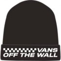 BONNET VANS BREAKIN CURFEW - BLACK CHECKERBOARD 