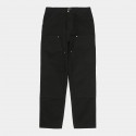 PANTALON CARHARTT WIP DOUBLE KNEE - BLACK RINSED