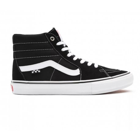 CHAUSSURES VANS SKATE SK8-HI - BLACK WHITE 