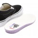 CHAUSSURES VANS SLIP ON SKATE - BLACK WHITE