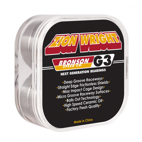 ROULEMENTS BRONSON SPEED CO (JEU DE 8) PRO ZION WRIGHT