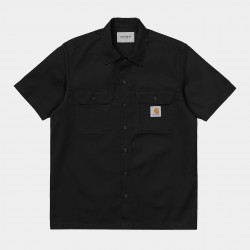 CHEMISE CARHARTT WIP SS MASTER SHIRT - BLACK 