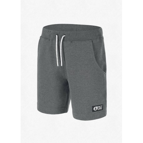 SHORT PICTURE ORGANIC AUGUSTO - DARK GREY MELANGE