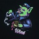 SWEAT WKND OVERSEER HOODIE - BLACK 