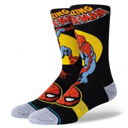 CHAUSSETTES STANCE SPIDERMAN MARQUEE - BLACK 