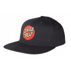 CASQUETTE SANTA CRUZ CLASSIC DOT SNAPBACK - BLACK