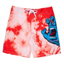 BOARDSHORT SANTA CRUZ TIE DYE HAND BOARDIE - RED TIE DYE
